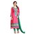 Florence Pink Ishas Glory Embroidered Cotton Suit