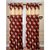 Beautiful Designer maroon curtain with laces(4x7ft) set of 2