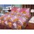 Homefab India 100 cotton Double Bed Sheet With 2 Pillow Covers (DBS057)