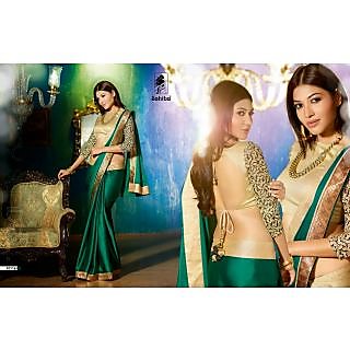 saree with designer blouse with price