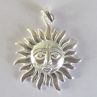 Surya shop pendant silver