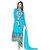 Florence Blue mohabbatein Embroidered Chanderi Cotton Suit