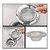Stainless Steel Mesh Sink Strainer For Drain Kitchen Bathroom Shower Clog