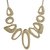 The Pari Gold Plated Gold Alloy Necklace Set For Women