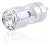 Peora Barbell Style Round Cubic Zirconia Stud Earring For Men Pse124