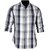Boer And Fitch Slim Fit Men's Linen Casual Shirt Grey And White