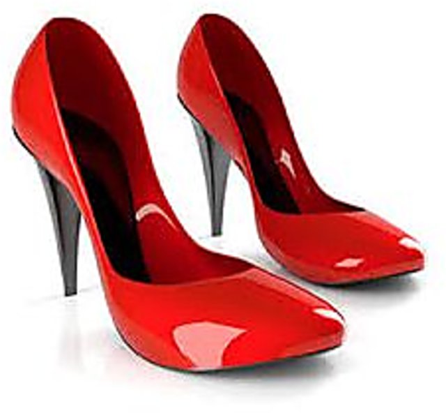 Girl S Party Wear High Heel Sandals Red