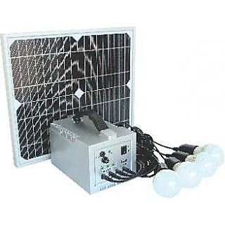 Tata Power Solar Venus Home Lighting System With 4 Led Bulbs Silver At Best Prices Shopclues Online Shopping Store