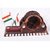 Wooden Big Coaster With Indian Flag & Birds