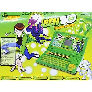 ben 10 talking english learning laptop toy