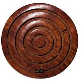 Chakri Game Plate Kids Toy Hand Made Wooden Gift Item Office Home Stress Buster