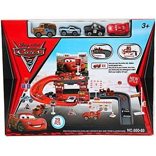 cars mcqueen garage