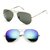 Cross Gate Gold-Blk Steel Mercury-Blue Unisex Sun Glasses Buy 1 Get 1 Free
