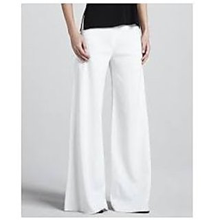 White color plazo Clearance