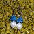 Beadworks Pearl Beaded Earrings in Turquoise Color