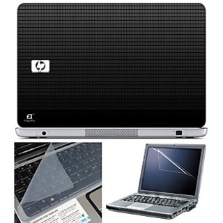 FineArts Laptop Skin 15.6 Inch With Key Guard & Screen Protector - HP Square Texture