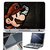 FineArts Laptop Skin 15.6 Inch With Key Guard & Screen Protector - Mario Black