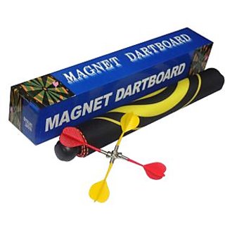 2 Sided Magnetic Dart Board Game Foldable + 4 Darts