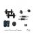 Dreamfit 70kg Adjustable Dumbell With Rubber Plates Grip Dumbell Rod Curl Rod Gym Gloves