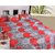 JBG Home Store Romantic Floral Designs 100 Double Bedsheet With 2 Pillow Covers