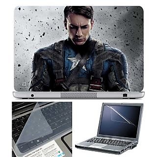 Online Finearts Laptop Skin Captain America Sad With Screen Guard And Key Protector Size 15 6 Inch Prices Shopclues India