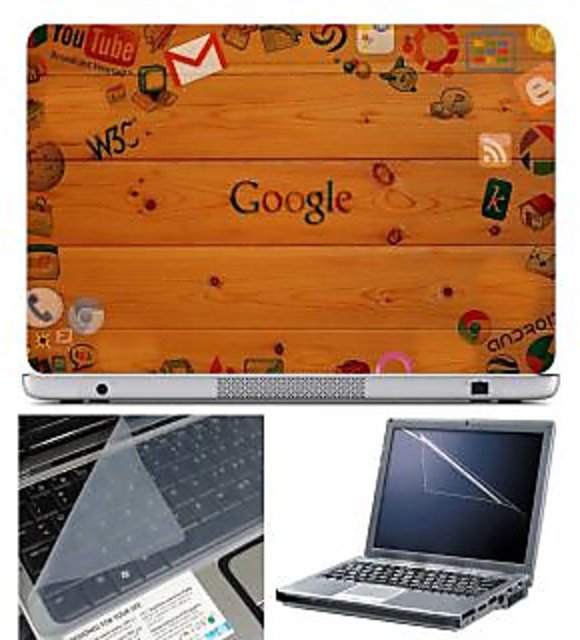 Shop Finearts Laptop Skin Google Wallpaper With Screen Guard And Key Protector Size 15 6 Inch Online Shopclues