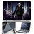 FineArts Laptop Skin Joker Showing Card With Screen Guard and Key Protector - Size 15.6 inch