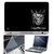 FineArts Laptop Skin - Transformers Logo Black With Screen Guard and Key Protector - Size 15.6 inch