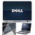 FineArts Laptop Skin Dell Blue Shadow With Screen Guard and Key Protector - Size 15.6 inch