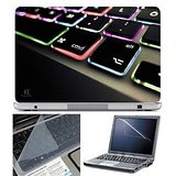 FineArts Laptop Skin Keyboard Color Led With Screen Guard and Key Protector Size 15.6 inch Laptop Skins