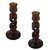 Onlineshoppee Combo of Wooden Candlestick Holders Candle Stand 7 Inch