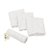 Luvish White Cotton Face Towel (Set of 6)