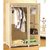 Everything Imported (EI) Cream Plastic Foldable Collapsable Foldable Wardrobes Cupboard Storage Cabinate Almirah Rack (Multicolor)