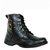 Elvace Mens Black Slip on Boots