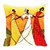 3 dancers Digitally Printed Cushion Cover (Pack Of 2)