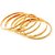 The Pari Gold Color Set Of 4 Bangles For Women