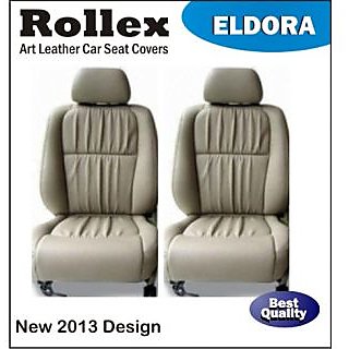 Alto 800 (Latest) - Art Leather Car Seat Covers - Rollex - Eldora - Black