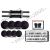 30 KG ADJUSTABLE GB PRODUCT RUBBER DUMBBELL WITH RUBBER GRIP ROD + 2 ROD + GLOVE