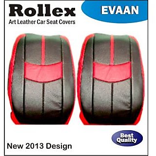 Alto 800 (Latest) - Art Leather Car Seat Covers - Rollex - Evaan - Black