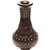 Onlineshoppee Wooden Hand Carving With Brass Work Flower Vase Size-LxBxH-12x12x32 Inch,Set of 1
