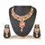Kriaa Fancy Necklace Set in Pink  -  1100915
