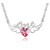 Crunchy Fashion Angel Wings Valentine Heart Necklace