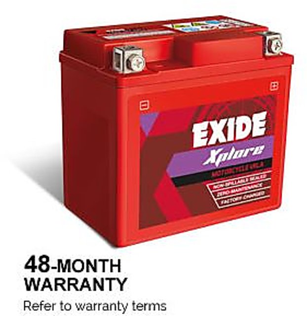 hero hf deluxe exide battery price