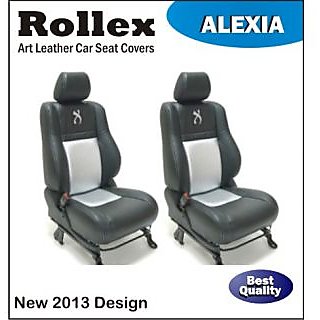 Alto 800 (Latest) Art Leather Car Seat Covers Beige With Coffee