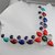 Awesome Multi Gem Stone 925 Sterling Silver Necklace Jewellery