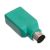 Green USB Female In To PS2 Male Adapter Converter For Computer PC Keyboard Mouse