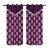 Zikrak Exim Paw Design Curtain Purple 1 Pcs 48 X84 Inches