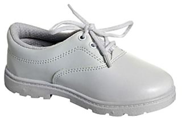 action white school shoes