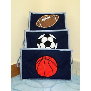 Little Pipal Sports Toiletry Kit Set - Set Of 3 Blue