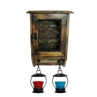Wooden Wall Key Holder Hanger Almira Gift Item House Kitchen Decorative Home Décor Keys Candle Holder Hanging T-lite
